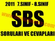 MEB 2011 7.sınıf sbs soruları ve cevapları (2011 7.sınıf sbs cevap anahtarı)