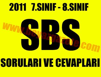 GRAMER - 2011 8. sınıf SBS cevap anahtarı (SBS sınav soruları sitemizde)