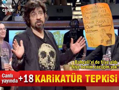 OKAN BAYÜLGEN - Okan Bayülgen'den +18 Karikatür yasağı tepkisi