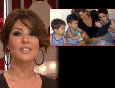 Gülben Ergen çocuklarıyla mutlu