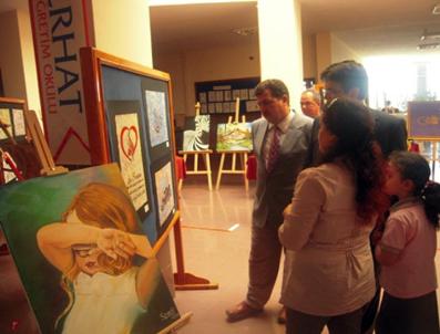 Serhat Koleji Velileri Yıl Sonu Sergisi Açtı