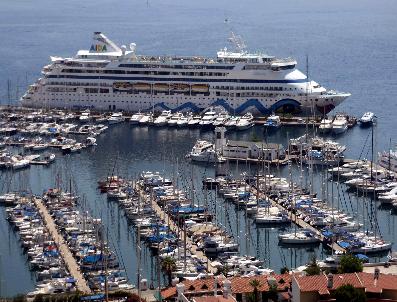 SANTORINI - Dev Yolcu Gemisi Marmaris’Te