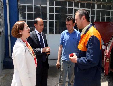 RUHSAR DEMİREL - Mhp Eskişehir Milletvekili Adayları Sanayi Bölgesini Ziyaret Ettiler