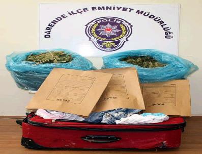 Kaza Yapan Araçta 13 Kilo Esrar Çıktı