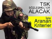 Sözleşmeli er için ilk adım atılıyor