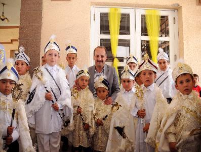 Başkan Akgül, Sünnet Olan Çocukları Ziyaret Etti