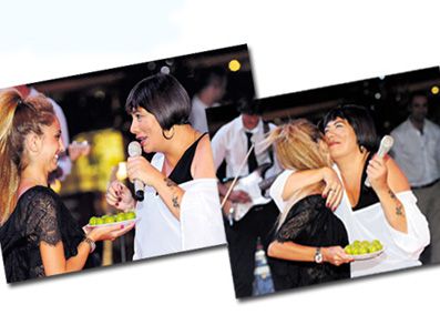 Işın Karaca sahnede aşerdi