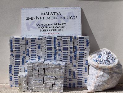 Malatya‘da 5 Bin Paket Kaçak Sigara Ele Geçirildi