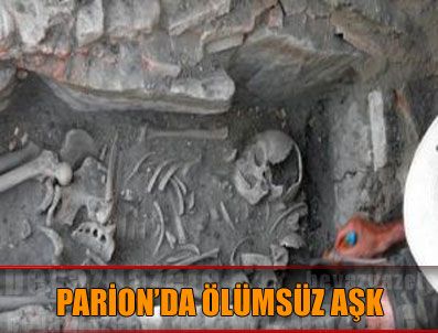 Parion'da ölümsüz aşk gün yüzüne çıktı