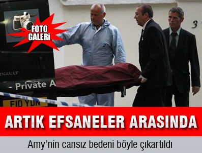 AMY WİNEHOUSE - Amy'nin cansız bedeni evinden böyle çıkartıldı