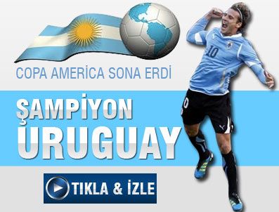 Copa America'nın şampiyonu Uruguay