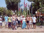 Norveç‘te Ölenler İçin Alanya Plajında Saygı Duruşu