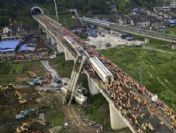 Çin'de hızlı tren kazası