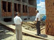 Kaymakam Yaşar Aksanyar Okul İnşaatını İnceledi