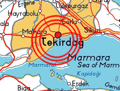 Marmara Denizi'nde 5,2 şiddetinde deprem