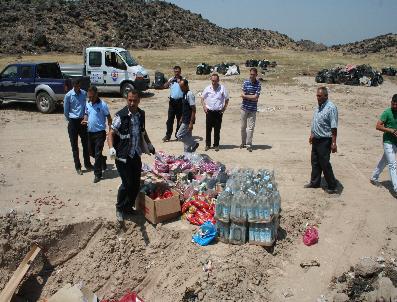 Iğdır’Da Ele Geçirilen Kaçak Mallar İmha Edildi