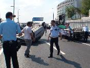 E-5’Teki Kaza Trafiği Felç Etti