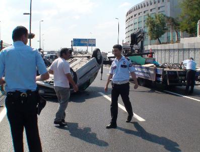 E-5’Teki Kaza Trafiği Felç Etti