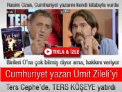 Rasim Ozan Kütahyalı, Ümit Zileli'yi kendi kitabı ile vurdu