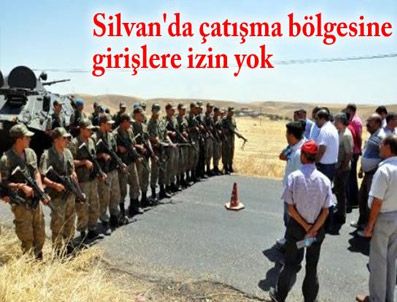 DOLAPDERE - Silvan'da çatışma bölgesinde açıklamaya izin yok