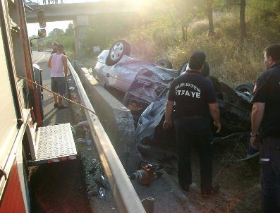 Tem‘de Otomobil Takla Attı: 1 Çocuk Öldü, 5 Yaralı