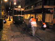 Nostaljik Tramvay Raylardan Çıktı