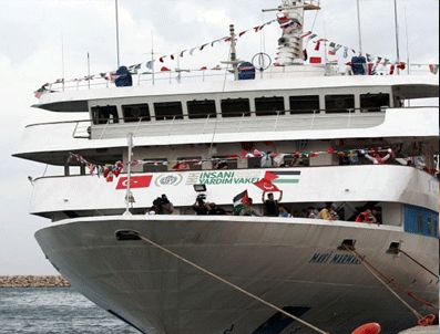 GIRIT - Gazze filosu Yunanistan'dan izin bekliyor