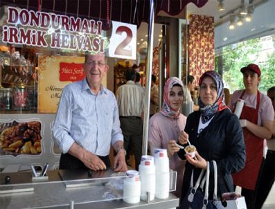 Egeli girişimciden dondurmalı helva