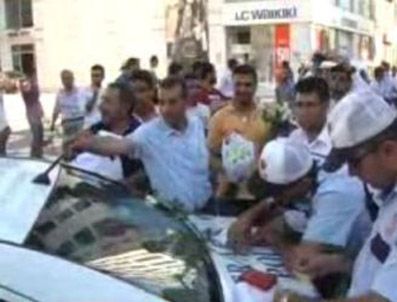 Şanlıurfa'da özel halk otobüsleri kontak kapattı