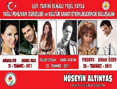 Yeşilyayla Yağlu Pehlivan Güreşleri‘ne Sanatçı Akını