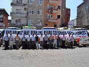 Alaplı‘da Minibüscüler İş Bırakma Eylemi
