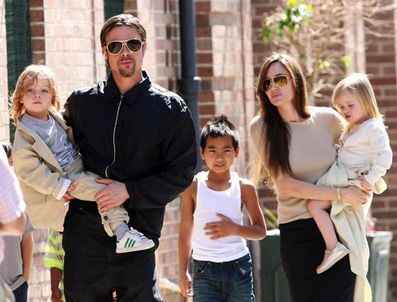 MİCHAEL DOUGLAS - Angelina Jolie ve Brad Pitt çifti Londra'ya taşındılar