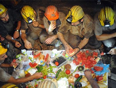 Maden ocağında ilk sahur