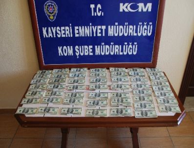 Kayseri Polisinden Sahte Dolar Operasyonu