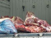 5 ton çürümüş et ele geçirildi