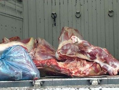 5 ton çürümüş et ele geçirildi