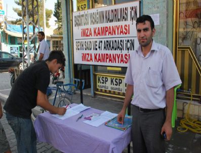 ŞEYH SAID - Başörtüsü Yasağına Karşı İmza Kampanyası