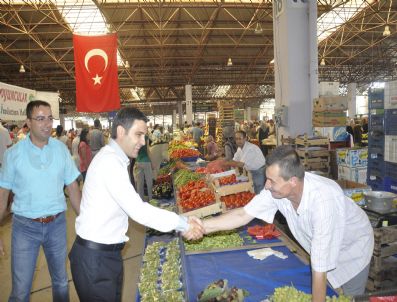 İSMAİL KAŞDEMİR - Milletvekili İsmail Kaşdemir Pazar Esnafı Ziyaret Etti