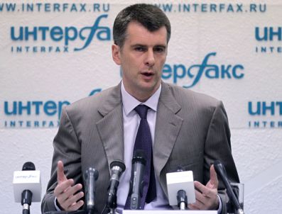 İNTERFAX - Rus Milyarder Prohorov, Ab İle Birleşmeyi Önerdi