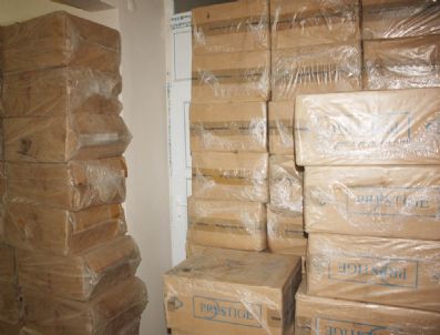 Silvan`da Kaçak Sigara Operasyonu