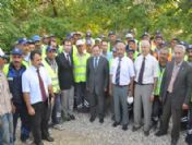 Vali Saran, Demiryolu Hattında İncelemelerde Bulundu