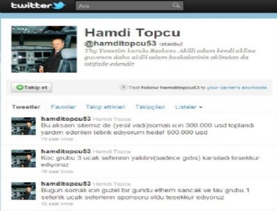 Hamdi Topçu: Somali İçin 500 Bin Dolar Yardım Hedefledik