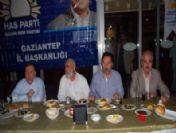 Kurtulmuş Gaziantep`te Partilileri İle İftarda Buluştu