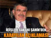 Bakan Şahin'den Karayılan açıklaması