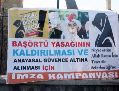 Başörtüsü Yasağının Kaldırılması İçin İmza Kampanyası Başlatıldı