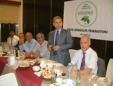 Düzdef, İftarda 4 Aylık Çalışmalarını Değerlendirdi