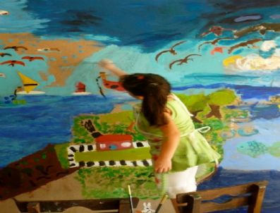 Karagöz Sanat Evi Sergiye Hazırlanıyor