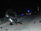 Karaman`da Otomobil Takla Attı: 1 Ölü, 4 Yaralı