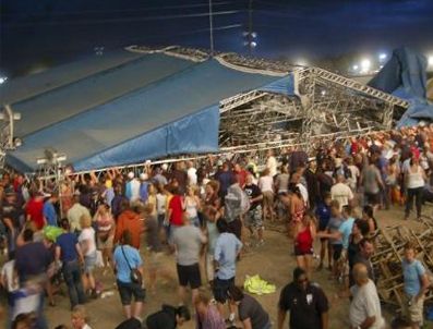 ABD'de konser platformu çöktü