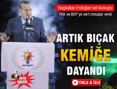 Artık bıçak kemiğe dayandı